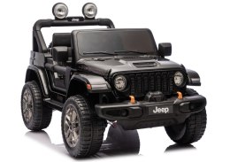 Pojazd Na Akumulator Jeep Rubicon 4x4 DK-JWR556 4x200W 24V Czarny LEAN CARS