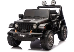 Pojazd Na Akumulator Jeep Rubicon 4x4 DK-JWR556 4x200W 24V Czarny LEAN CARS