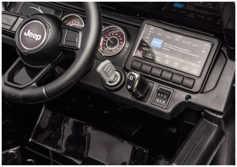 Pojazd Na Akumulator Jeep Rubicon 4x4 DK-JWR556 4x200W 24V Czarny LEAN CARS
