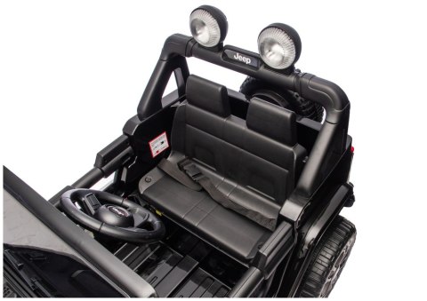 Pojazd Na Akumulator Jeep Rubicon 4x4 DK-JWR556 4x200W 24V Czarny LEAN CARS