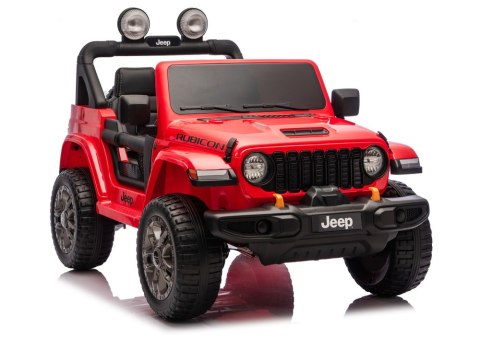 Pojazd Na Akumulator Jeep Rubicon 4x4 DK-JWR556 4x200W 24V Czerwony LEAN CARS