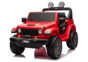 Pojazd Na Akumulator Jeep Rubicon 4x4 DK-JWR556 4x200W 24V Czerwony LEAN CARS