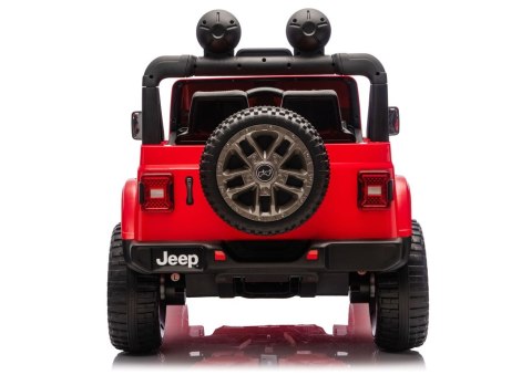 Pojazd Na Akumulator Jeep Rubicon 4x4 DK-JWR556 4x200W 24V Czerwony LEAN CARS