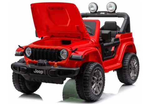 Pojazd Na Akumulator Jeep Rubicon 4x4 DK-JWR556 4x200W 24V Czerwony LEAN CARS