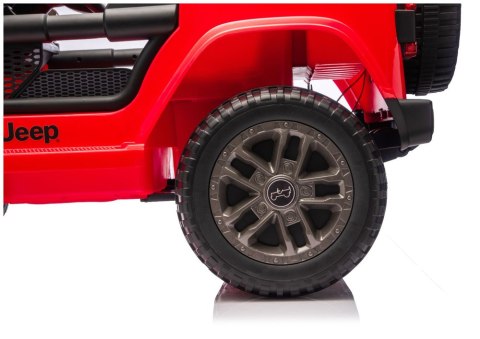 Pojazd Na Akumulator Jeep Rubicon 4x4 DK-JWR556 4x200W 24V Czerwony LEAN CARS