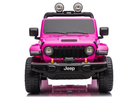 Pojazd Na Akumulator Jeep Rubicon 4x4 DK-JWR556 4x200W 24V Różowy LEAN CARS