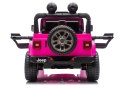 Pojazd Na Akumulator Jeep Rubicon 4x4 DK-JWR556 4x200W 24V Różowy LEAN CARS