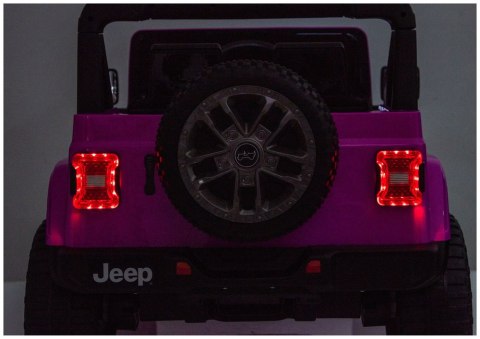 Pojazd Na Akumulator Jeep Rubicon 4x4 DK-JWR556 4x200W 24V Różowy LEAN CARS