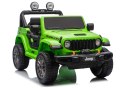 Pojazd Na Akumulator Jeep Rubicon 4x4 DK-JWR556 4x200W 24V Zielony LEAN CARS