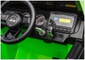 Pojazd Na Akumulator Jeep Rubicon 4x4 DK-JWR556 4x200W 24V Zielony LEAN CARS