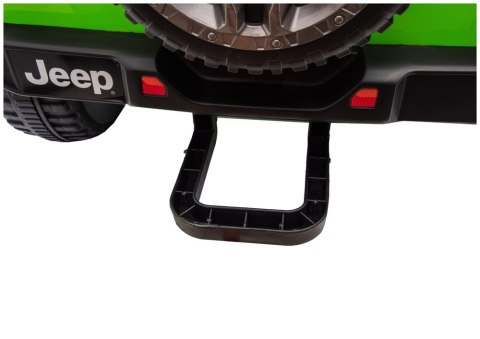 Pojazd Na Akumulator Jeep Rubicon 4x4 DK-JWR556 4x200W 24V Zielony LEAN CARS
