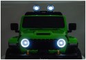 Pojazd Na Akumulator Jeep Rubicon 4x4 DK-JWR556 4x200W 24V Zielony LEAN CARS