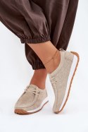 Półbuty Model Amela 26PB17-9772 Beige - Step in style Step in style