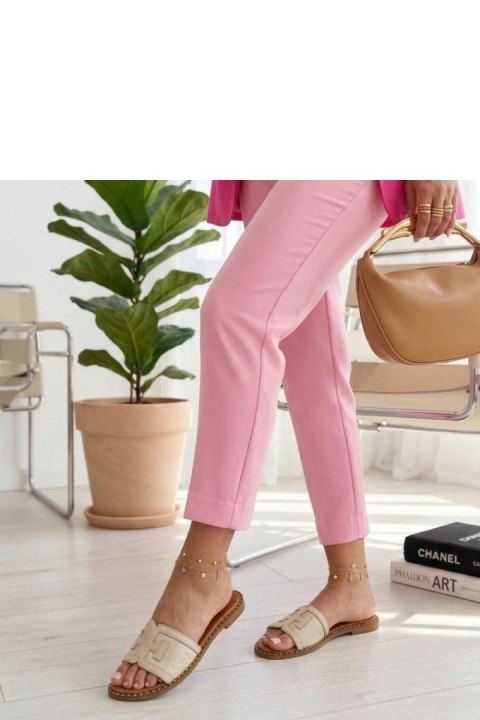 Sandał Klapki Model Gia QQ09 Beige - Solea Solea