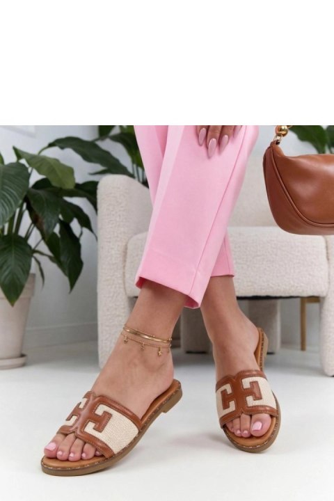 Sandał Klapki Model Gia QQ09 Brown - Solea Solea