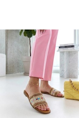 Sandał Klapki Model Isabelle LCQ-7 Beige - Solea Solea