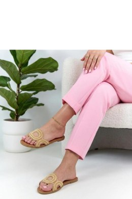 Sandał Klapki Model Olivia LCQ-9 Beige - Solea Solea