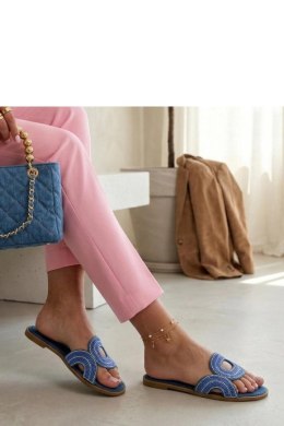 Sandał Klapki Model Olivia LCQ-9 Blue Light Jeans - Solea Solea