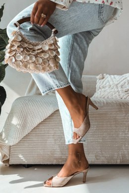 Sandał Klapki Model Revina 2928 Beige - Step in style Step in style