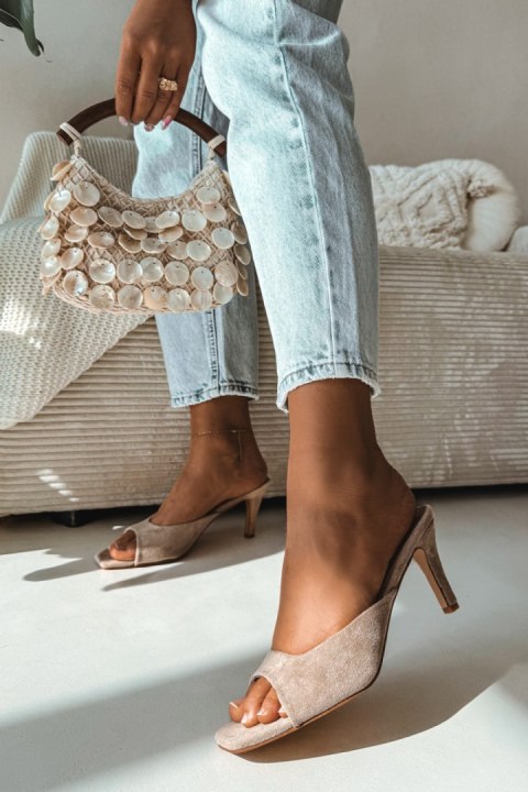 Sandał Klapki Model Revina 2928 Beige - Step in style Step in style