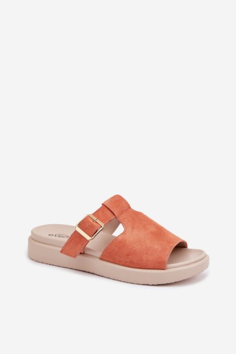 Sandał Klapki Model Zemela 26SD18-51 Orange - Step in style Step in style