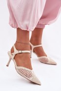 Sandały Model Idira CH926 Light Beige - Step in style Step in style