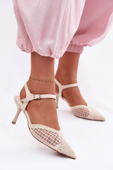 Sandały Model Idira CH926 Light Beige - Step in style Step in style