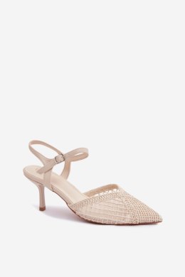 Sandały Model Idira CH926 Light Beige - Step in style Step in style