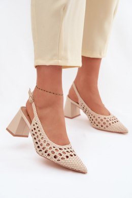 Sandały Model Kedira D-002 Beige - Step in style Step in style