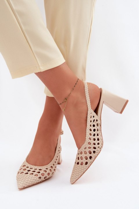 Sandały Model Kedira D-002 Beige - Step in style Step in style