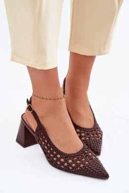 Sandały Model Kedira D-002 Czekolada - Step in style Step in style