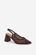 Sandały Model Kedira D-002 Czekolada - Step in style Step in style