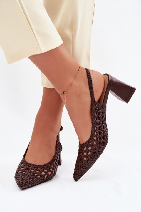 Sandały Model Kedira D-002 Czekolada - Step in style Step in style