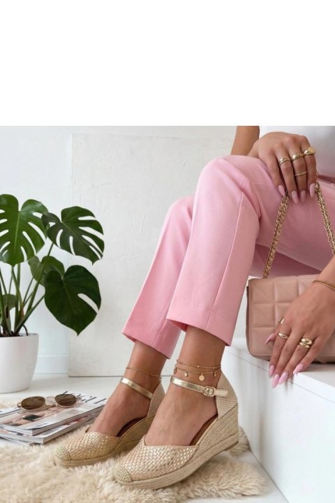 Sandały Model Lucinda T-1 Beige - Solea Solea