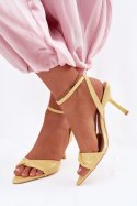 Sandały Model Sedira 3385 Yellow - Step in style Step in style