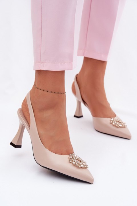 Sandały Model Vinceza 62277 Beige - Step in style Step in style