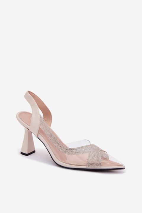 Sandały Model Vinceza 62282 Light Beige - Step in style Step in style