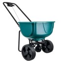Siewnik Rotacyjny Na Kołach Do Nawozów Nasion Trawy Soli Piasku 27L LEAN