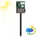 Solarny Odstraszacz Zwierząt Z Czujnikiem Ruchu Ultradźwięki Diody LED LEAN