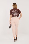 Spodnie Damskie Model IT-SP-242979.90 Light Pink - Italy Moda Italy Moda