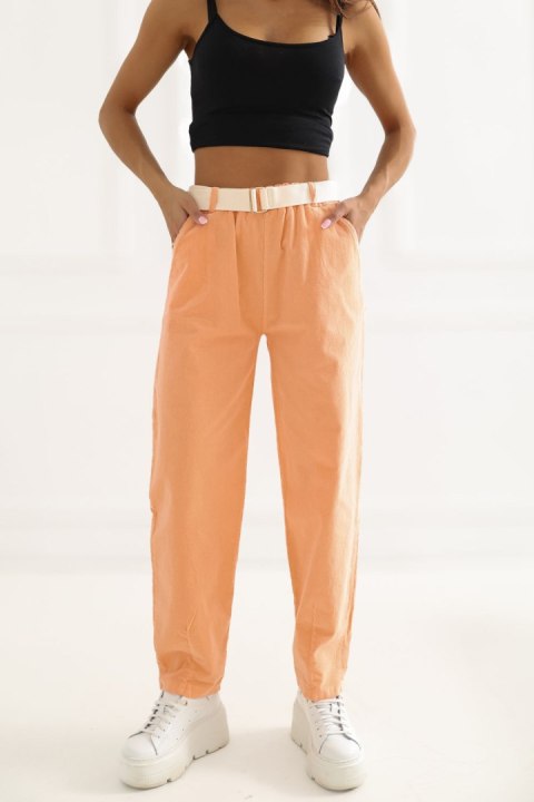 Spodnie Damskie Model IT-SP-26016.85 Light Orange - Italy Moda Italy Moda