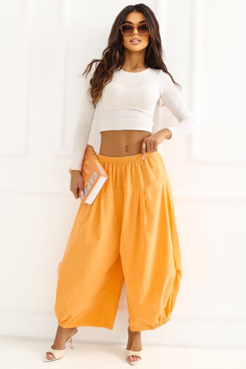 Spodnie Damskie Model IT-SP-FL9321.95 Light Orange - Italy Moda Italy Moda