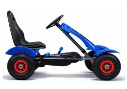 Sportowy Gokart Na Pedały F618 Pomowane Koła Obciążenie 50kg Niebieski LEAN CARS