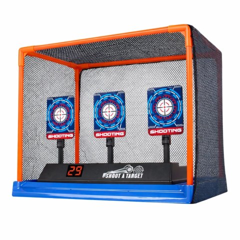 Tarcza Elektroniczna Do Strzelania Cyfrowy Licznik LCD Siatka Ruchome Cele LEAN Toys