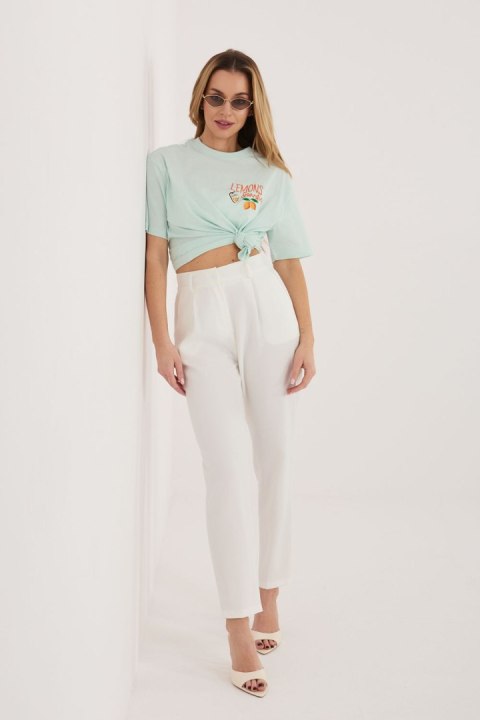 Tshirt Damski Model D12022AJ02645AD Mint - Sublevel Sublevel