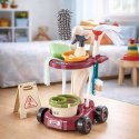 Zestaw Do Sprzątania Dla Dzieci Wózek Mop Wiadro Odkurzacz 26 el. LEAN Toys