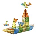 Zestaw Klocki Magnetyczne Konstrukcyjne Figury Kształty 3D Kolorowe 78 el. LEAN Toys