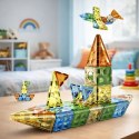 Zestaw Klocki Magnetyczne Konstrukcyjne Figury Kształty 3D Kolorowe 78 el. LEAN Toys