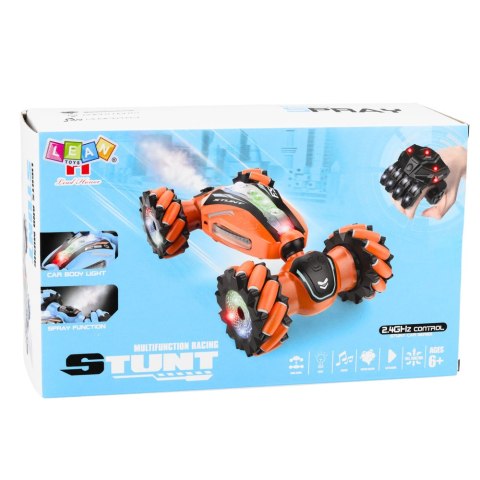 Auto Kaskaderskie Samochód Zdalnie Sterowane RC Gestami Światła Dźwięk Dym LEAN Toys