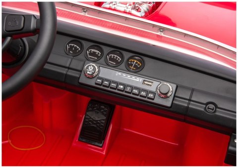 Auto Na Akumulator Dodge Charger R/T DLS-K12 24V7Ah Czerwony LEAN CARS